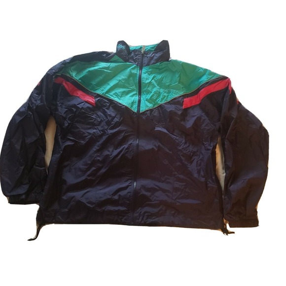 Vintage Asics Gore Tex Mens 90s Windbreaker Running Jacket Coat Size Medium - Picture 1 of 4